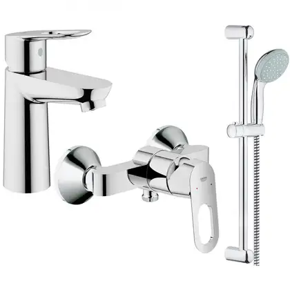 Комплект змішувачів Grohe BauLoop для душа, хром (123220S)