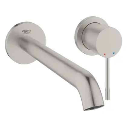 Змішувач для умивальника Grohe Essence New L-Size, зовнішня частина, дамаська сталь (19967DC1) Змішувач для умивальника Grohe Essence New L-Size, зовнішня частина, дамаська сталь (19967DC1)