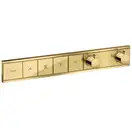 Hansgrohe RainSelect Термостат на 4 клавиши, Polished Gold Optic (15382990)