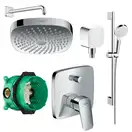 Комплект для душа прихованого монтажу Hansgrohe EcoSmart 180 Logis (20200003)