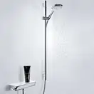 Душовий набір Hansgrohe Raindance Select E 120 3Jet EcoSmart 90см, White/Chrome (26623400)