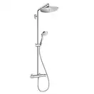 Душова система Hansgrohe Croma Select S 280 RainAir 1jet Showerpipe для душа з термостатом, хром (26790000)