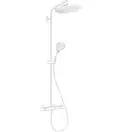 Душова система Hansgrohe Croma Select S 280 1jet Showerpipe з термостатом, matt white (26890700)