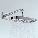 Верхній душ Hansgrohe Select Е 300 2jet з власником, білий / хром (27385400)