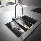 Коландер кухонний Hansgrohe F14 мультифункціональний, matt black (40963000)