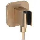 Шлангове підключення Hansgrohe FixFit Porter Q з тримачем, Brushed Bronze (26887140)