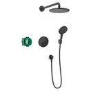 Hansgrohe Raindance S 240 Душова система, чорний матовий (27959670)