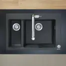 Кухонна мийка Hansgrohe Hansgrohe C51 C51-F635-04 Sink combi 770x510 зі змішувачем на 2 чаші 180/450, chrome (43215000)