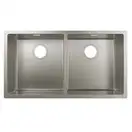 Кухонна мийка Hansgrohe S71 S719-U755 під стільницю 815х450 на 2 чаші 370/370, stainless steel (43430800)