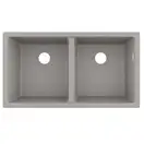 Кухонна мийка Hansgrohe S510-U770 під стільницю 820х450 на дві чаші 370/370, Concretegrey (43434380)