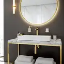 Змішувач для умивальника Hansgrohe Talis E 240, Polished Gold Optic (71717990)
