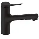 Hansgrohe Zesis M33 Змішувач для кухні, чорний матовий (74803670)