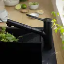 Hansgrohe Zesis M33 Змішувач для кухні, чорний матовий (74803670)