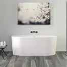 Ванна акрилова Knief FRESH WALL XS 155x80, пристінна, без г/м щілинний перелив, білий глянсовий (0100235/010009106S) (0100235_010009106S)
