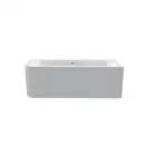 Ванна акрилова Knief Pure Left з щілинним переливом, 180x80 (0100247 / 010009106S) (0100247_010009106S)