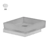 Fima Carlo Мильниця з тримачем Fima Quadra, що стоїть окремо, білий матовий (F6023_2BS)