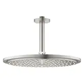 Верхній душ GROHE Rainshower Cosmopolitan 310 з стельовим душовим кронштейном, суперсталь (26067DC0)