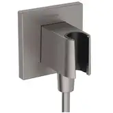Шлангове підключення Hansgrohe FixFit Porter E із тримачем, Brushed Black Chrome (26889340)