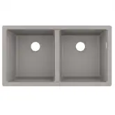 Кухонна мийка Hansgrohe S510-U770 під стільницю 820х450 на дві чаші 370/370, Concretegrey (43434380)