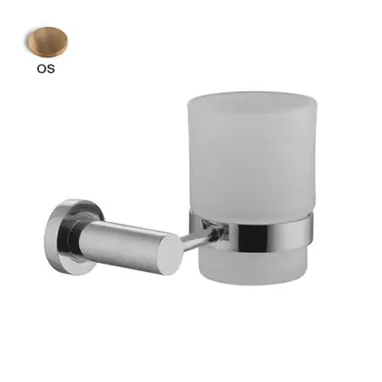 Fima Carlo Склянка з утримувачем Fima Rotola скло, Золото брошене (F6003_1OS)