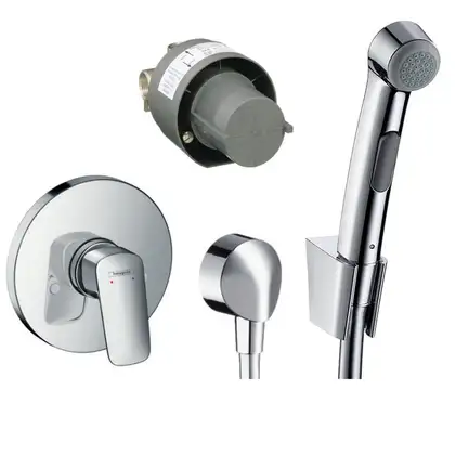 Комплект прихованого монтажу Hansgrohe Logis, хром (20180007)