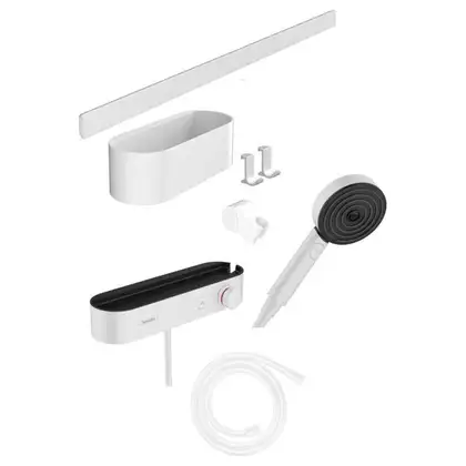 Hansgrohe WallStoris Комплект для душу 7в1, Matt White (24250700)