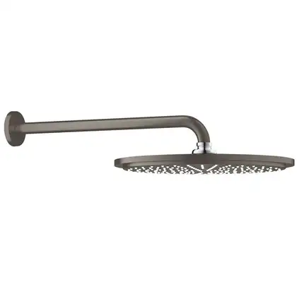 Верхній душ з кронштейном Grohe Rainshower Cosmopolitan 310, графіт матовий (26066AL0)