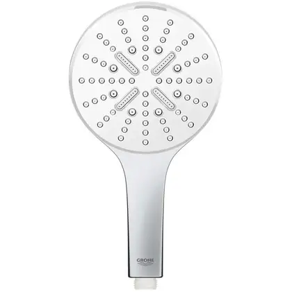 Ручний душ Grohe Rainshower Smartactive 130 на 3 режими, білий (26544ls0)
