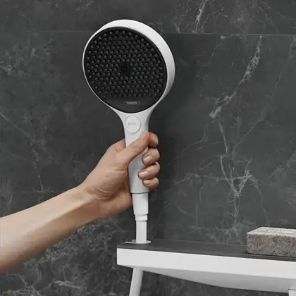 Ручний душ, Hansgrohe Rainfinity 130 3jet, Matt White (26864700)