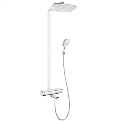 Душова система Hansgrohe Raindance E 360 Showerpipe з термостатом для ванни, хром (27113000)