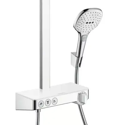 Hansgrohe Raindance Select E Душевая система, белый/хром (27126400)