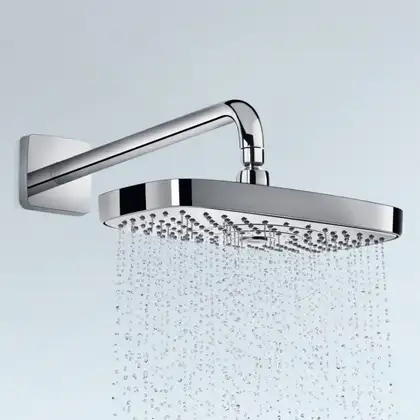 Верхній душ Hansgrohe Select Е 300 2jet з власником, білий / хром (27385400)