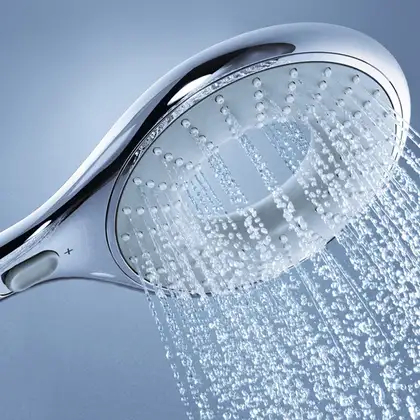 Душова система Hansgrohe Raindance Select S 240 Showerpipe PowderRain 1jetP з термостатом, хром (27633000)