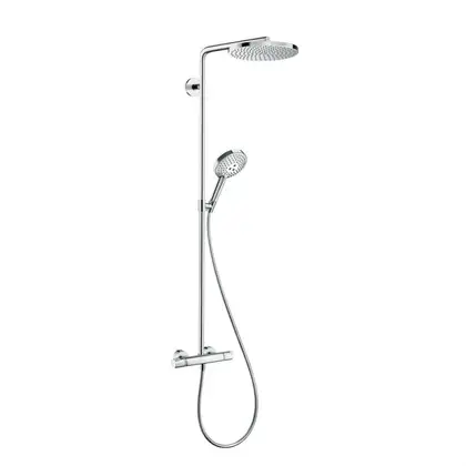 Душова система Hansgrohe Raindance Select S 240 Showerpipe PowderRain 1jetP з термостатом, хром (27633000)