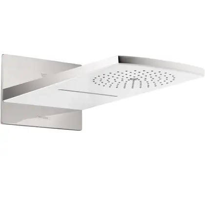 Верхній душ Hansgrohe Raindance 180 2jet, білий / хром (28433400)