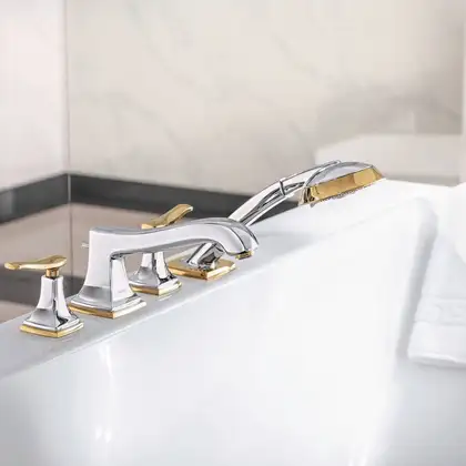 Ручний душ Hansgrohe Raindance Classic 100 3jet, chrome / gold optic (28548090)