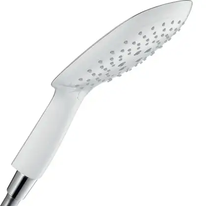 Ручний душ Hansgrohe PuraVida 150 3jet EcoSmart 9 л / хв, хром / білий (28567400)
