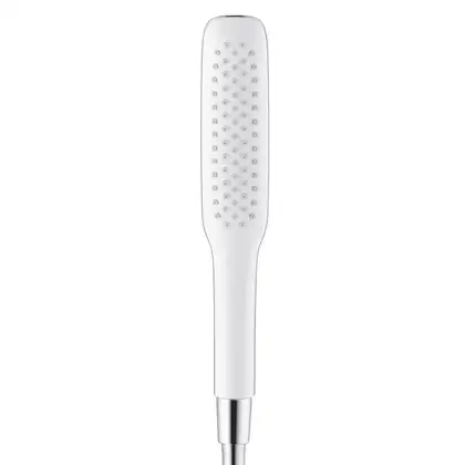 Ручний душ Hansgrohe PuraVida 120 1jet EcoSmart 9л / хв, хром / білий (28568400)