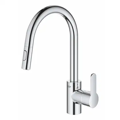 Змішувач для кухні з висувним виливом Grohe Eurostyle Cosmopolitan (31482003)