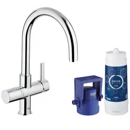 Grohe Blue Pure Змішувач кухонний з фільтром, хром (33249001)