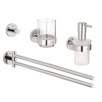 Набір аксесуарів 4 в 1 Grohe Essentials New (40846001)