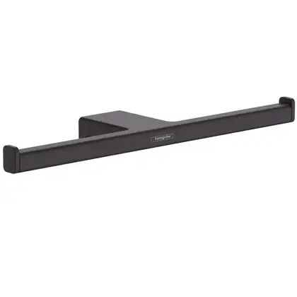 Тримач туалетного паперу подвійний Hansgrohe AddStoris, Matt Black (41748670)