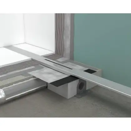 Верхня частина зливу для душу Hansgrohe RainDrain Flex для каналу 80 см, Brushed Black (56044340)