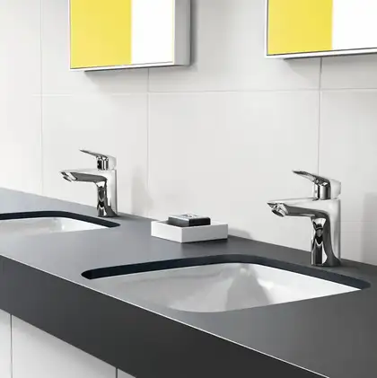 Змішувач для умивальника Hansgrohe Logis з донним клапаном, хром (71107000)