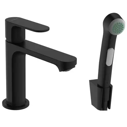Hansgrohe Rebris S 110 Змішувач для умивальника, Matt Black (72215670)