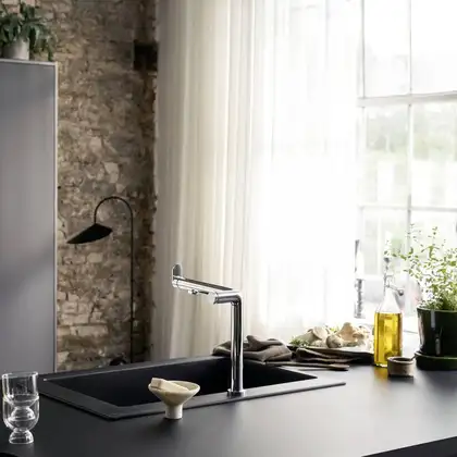 Hansgrohe Aqittura M91 Змішувач для кухні, хром (76804000)