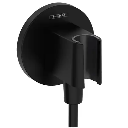 Шлангове приєднання Hansgrohe FixFit Porter S з тримачем, Matt Black (26888670)