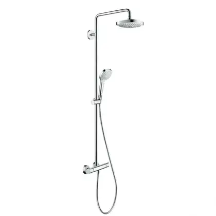 Hansgrohe Croma Select E 180 Душова система, хром/білий (27257400)