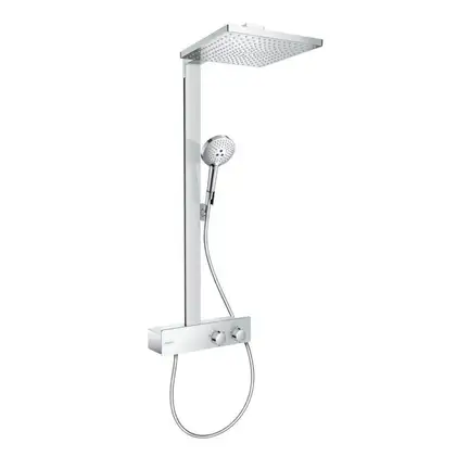 Душова система Hansgrohe Raindance E Showerpipe 300 1jet з термостатом EcoSmart 9 л / хв, хром (27362000)