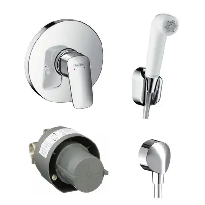 Гігієнічний душ Hansgrohe Logis з душовою лійкою, білий / хром (3A101219)